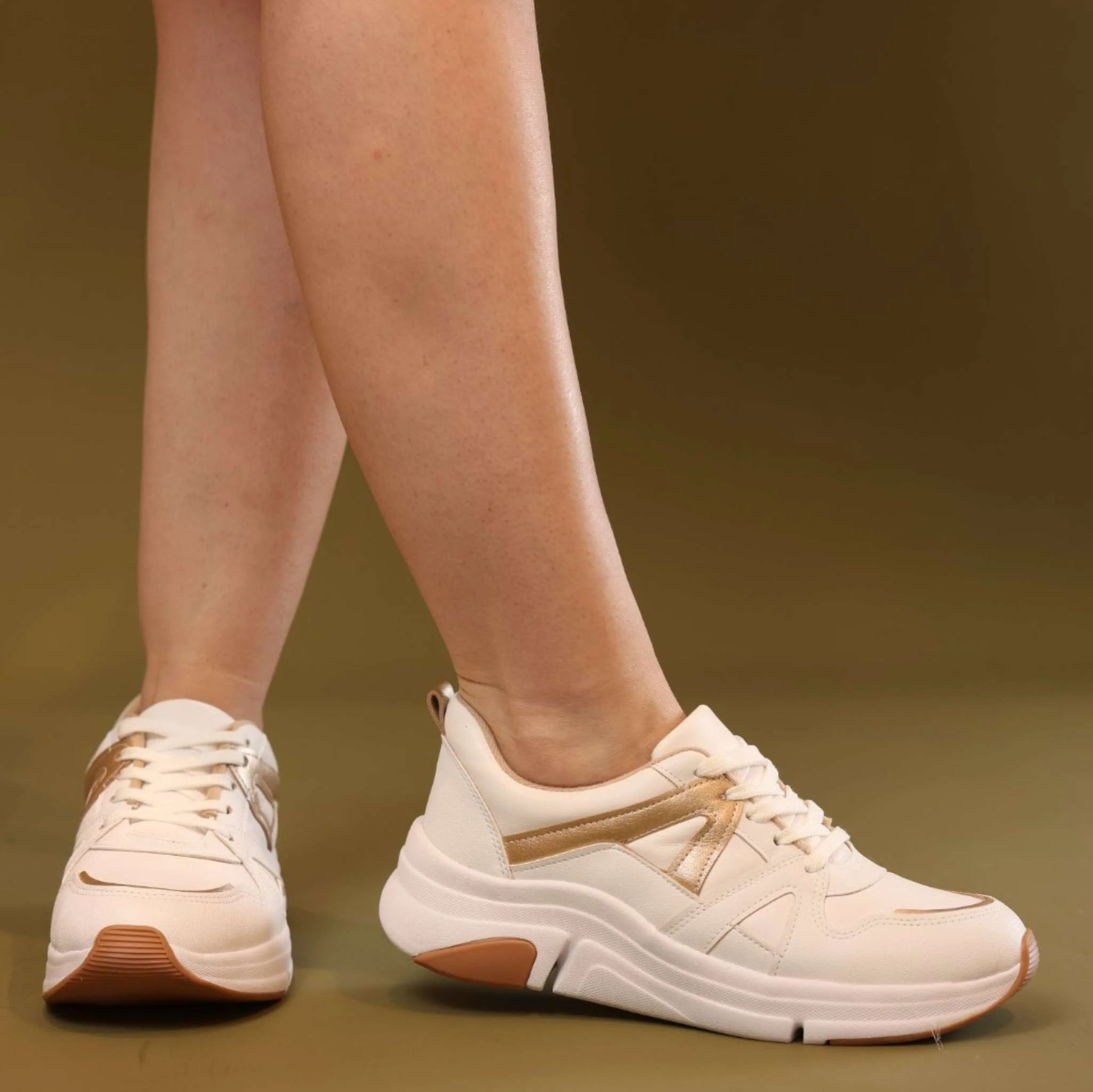 Tênis Terapêutico Feminino - Couro Napa