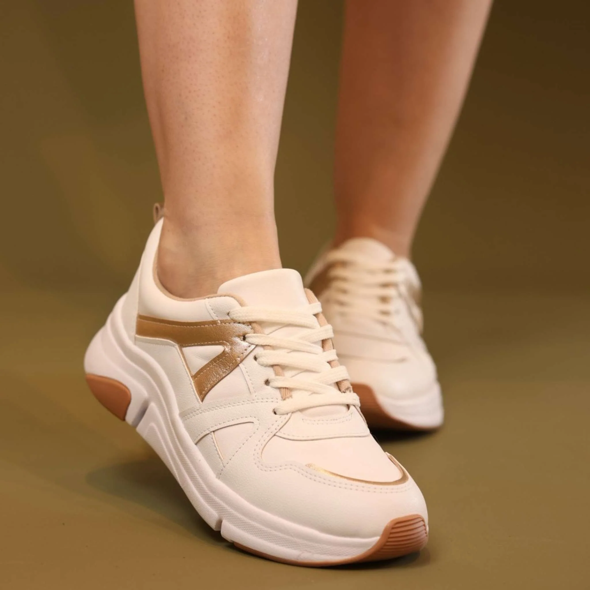 Tênis Terapêutico Feminino - Couro Napa