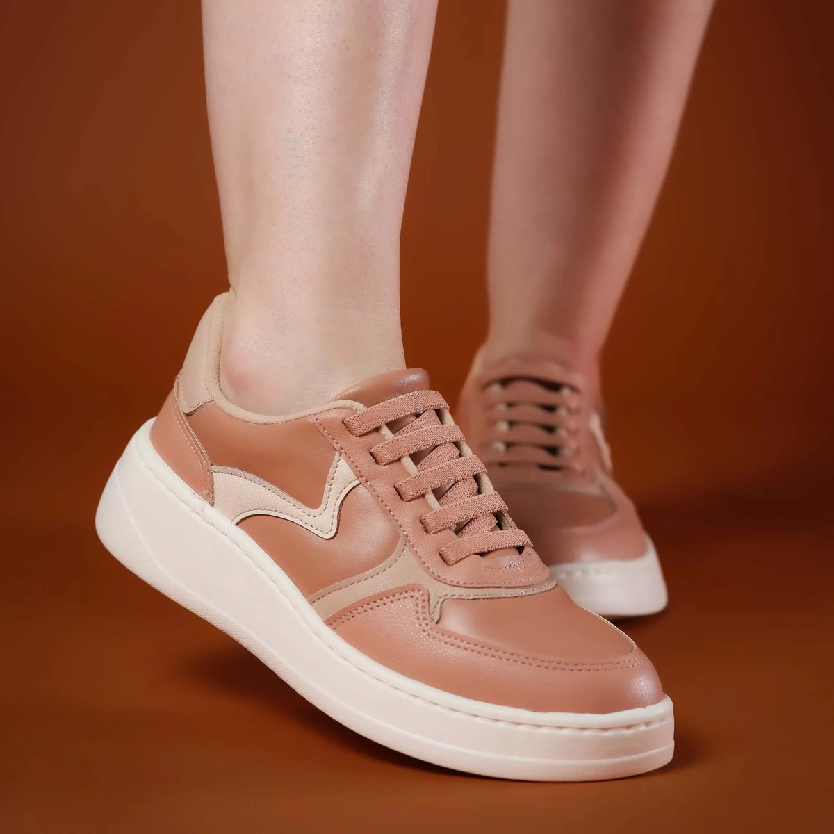 Tênis Feminino Maya Esporão - Couro Napa
